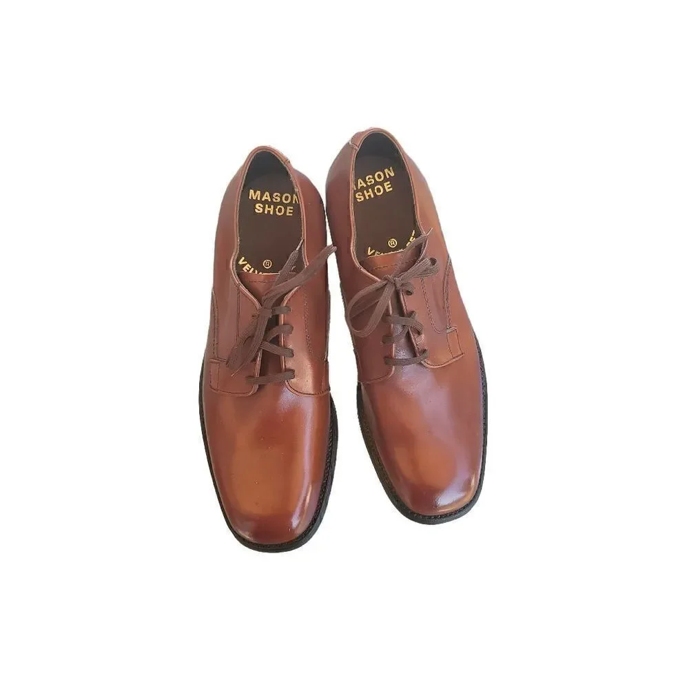 Mason Brown Leather Men's Vintage Size 7 Dress Shoes